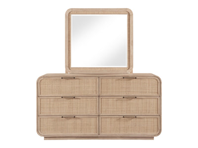 Windsor 60.5" Wide 6 Drawer Dresser With Mirror