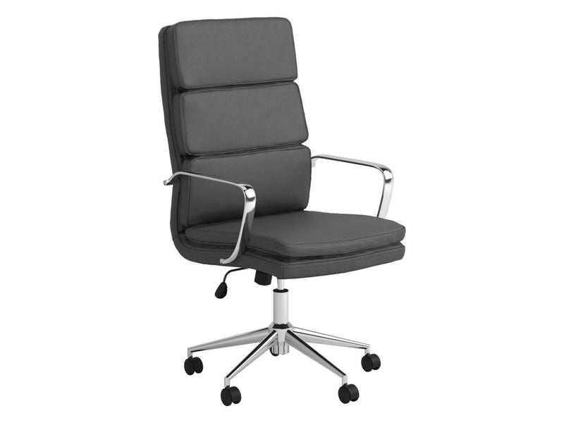 Ximena 22.7" Wide Upholstered Adjustable High Back Office Chair