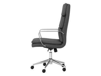 Ximena 22.7" Wide Upholstered Adjustable High Back Office Chair