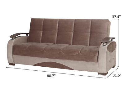 Yafah 80.7" Wide Convertible Sofa