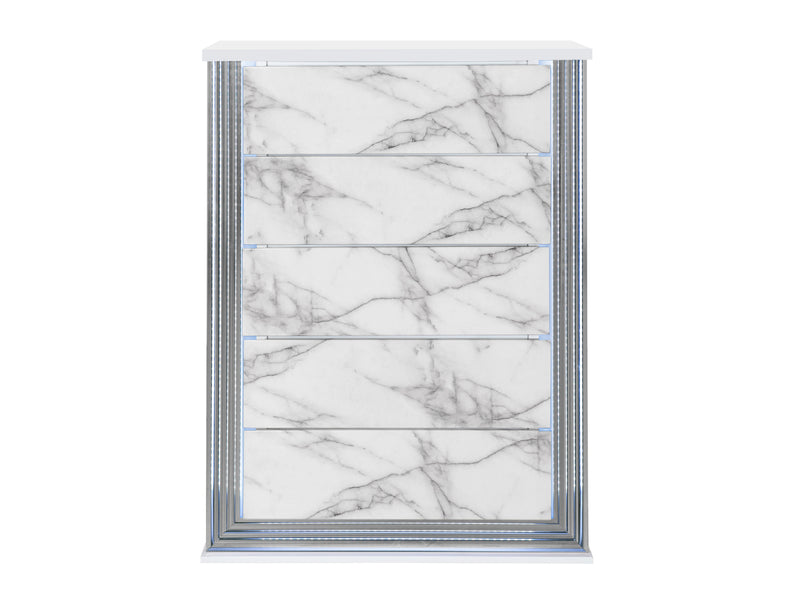 Ylime 35.4" Wide 5 Drawer Chest