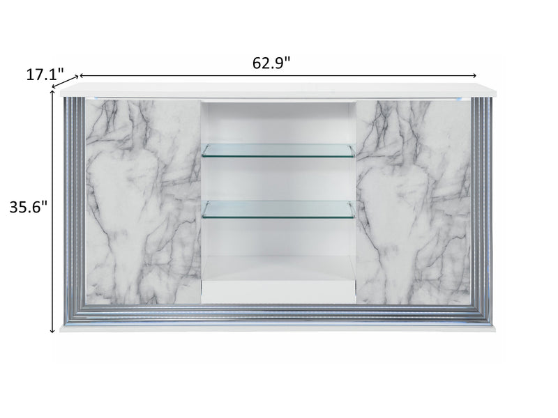 Ylime 62.9" Wide 2 Door Buffet