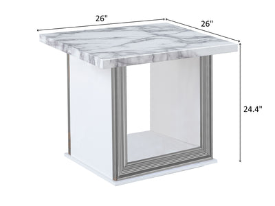 Ylime 24.4" Tall End Table