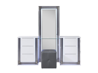 Ylime 72" Wide 6 Drawer Makeup Vanity Set