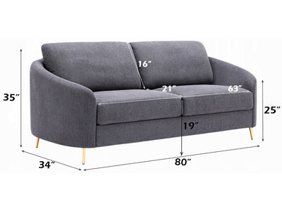 Yuina 80" Wide Sofa