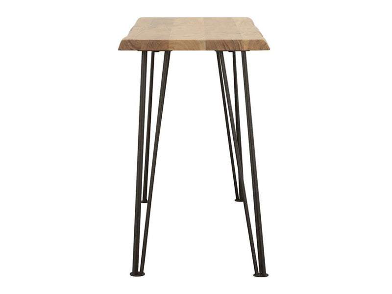 Zander 50" Wide Solid Acacia Wood Top Console Table