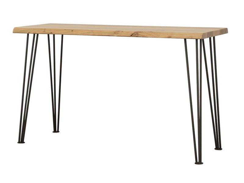 Zander 50" Wide Solid Acacia Wood Top Console Table
