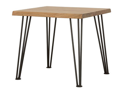 Zander 22.5" Tall Square Wood Top End Table