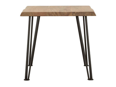 Zander 22.5" Tall Square Wood Top End Table