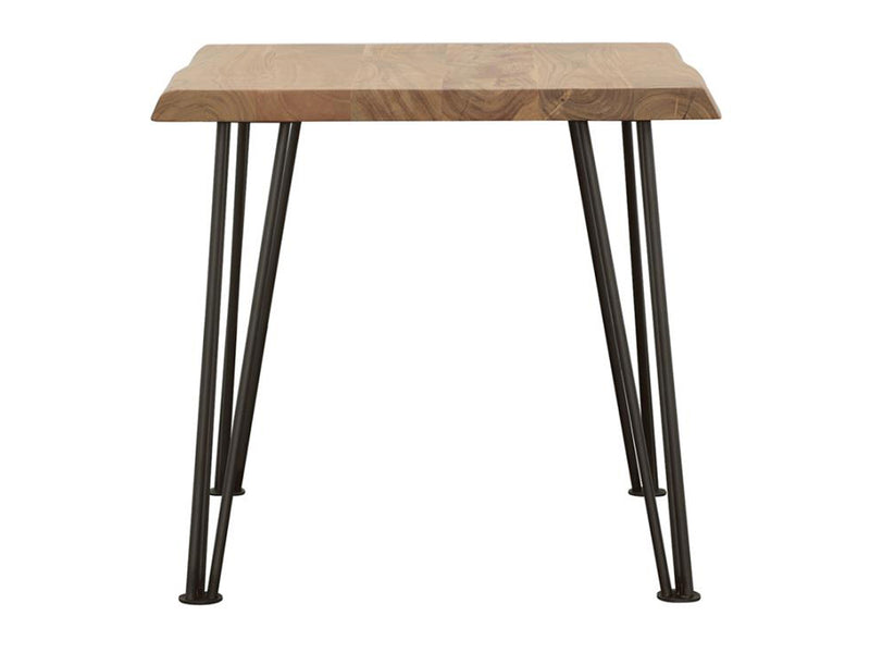 Zander 22.5" Tall Square Wood Top End Table