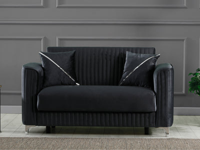 Zebra 61" Wide Convertible Loveseat