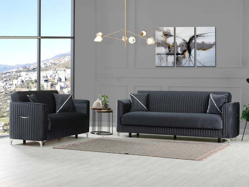 Zebra Living Room Set