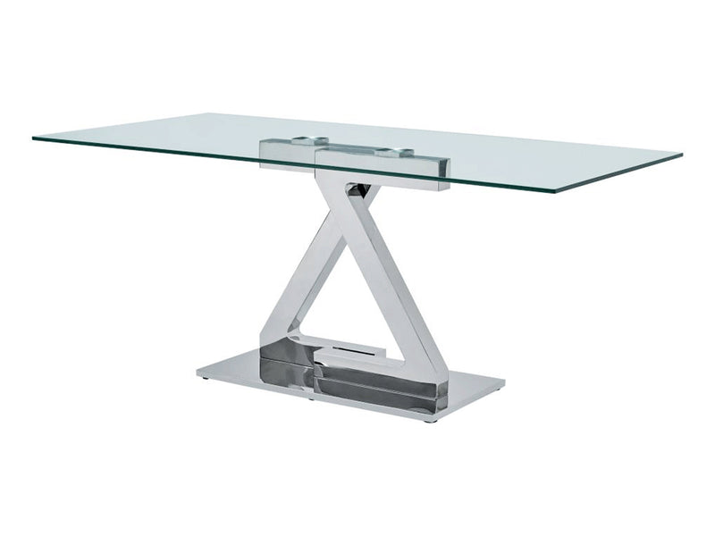 Zig Zag 63" Wide Dining Table