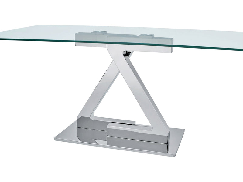 Zig Zag 63" Wide Dining Table