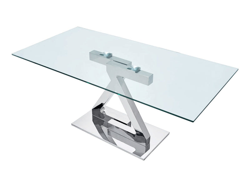 Zig Zag 71" Wide Dining Table
