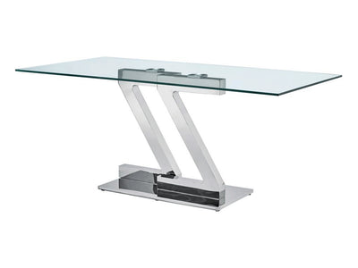 Zig Zag 63" Wide Dining Table