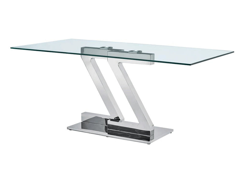 Zig Zag 71" Wide Dining Table