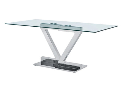 Zig Zag 63" Wide Dining Table