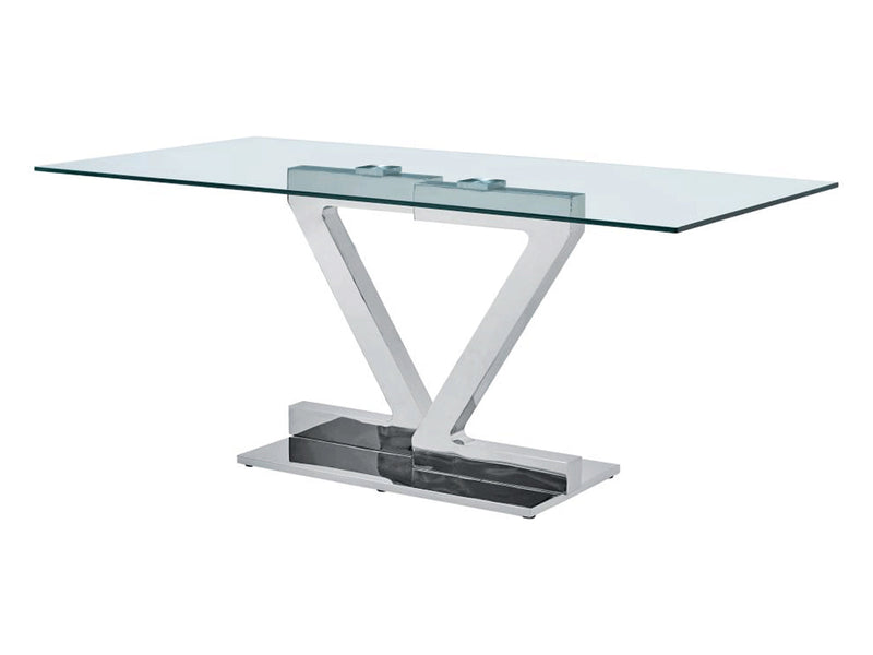 Zig Zag 71" Wide Dining Table