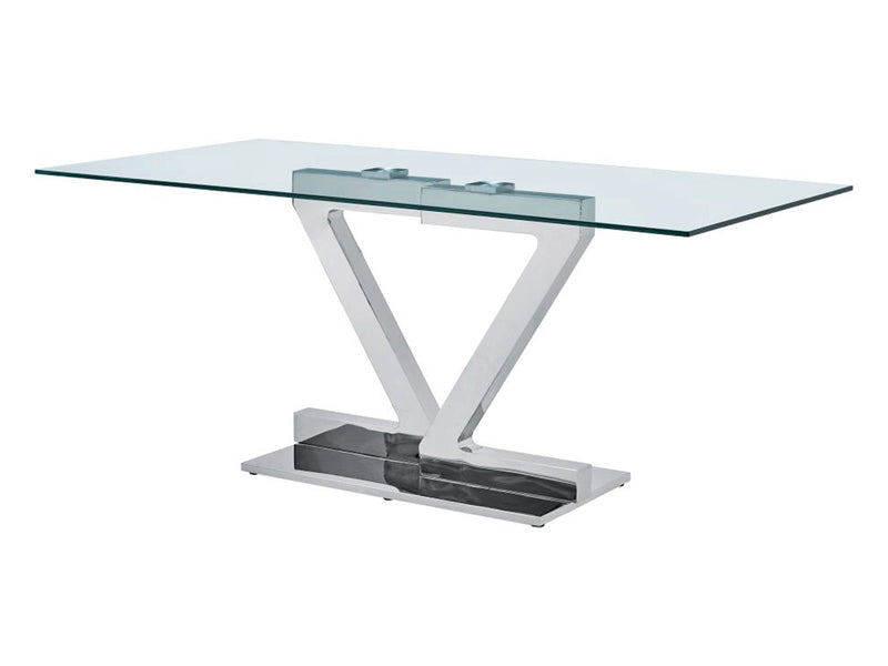 Zig Zag 63" Wide Dining Table