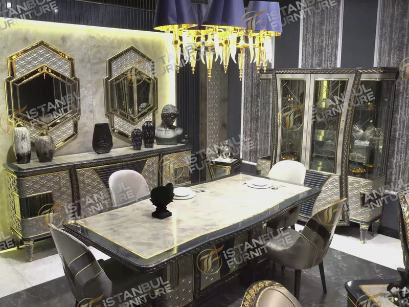 Kristal MyL Traditional 6 Person Dining Room Set