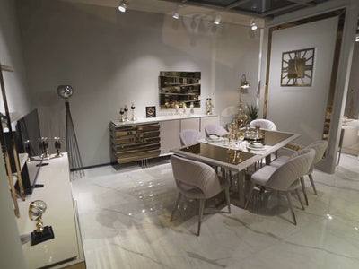 Berlin Favori 6 Person Dining Room Set