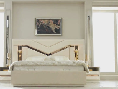 Zen 59" Wide 2 Door 1 Drawer Dresser With Mirror