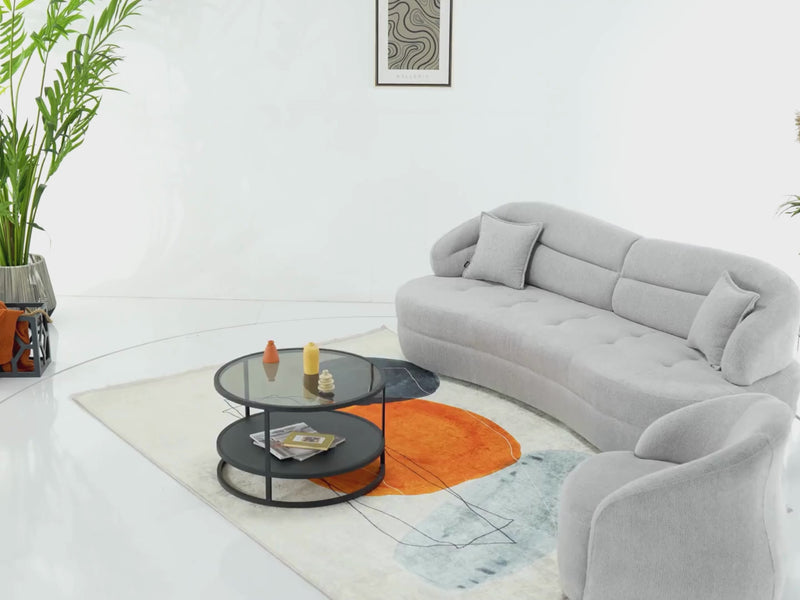 Glorie New 90" Wide Extendable Sofa