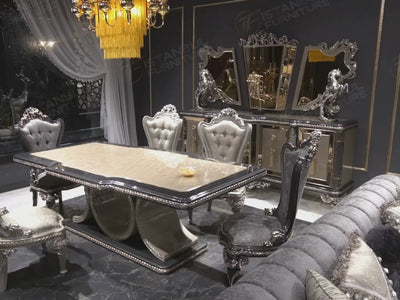Inci MyL Traditional 6 Person Dining Room Set