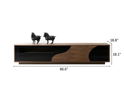 101F Modern 86.6" Wide TV Stand