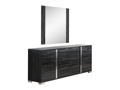 Alise 65.3" Wide 6 Drawer Dresser With Mirror