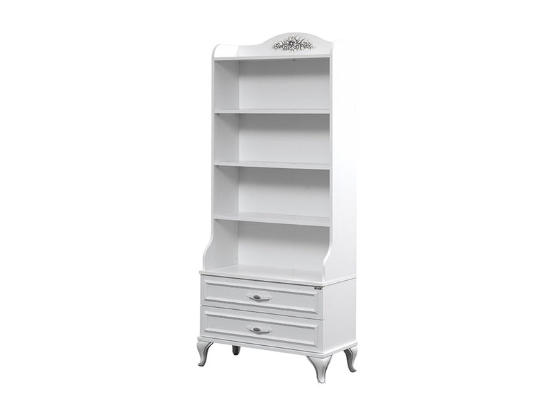 Angel 31" Wide 2 Drawer Bookcase