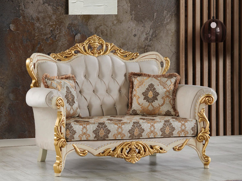 Buse 71" Wide Tufted Traditional Loveseat