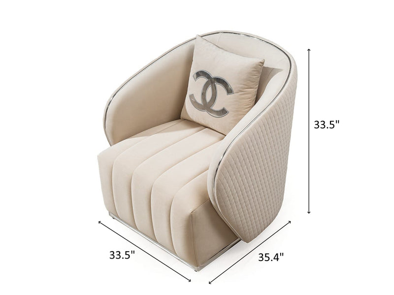 Channel 33.5" Wide Armchair