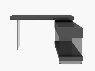 Cloudelm 55.1" Wide 2 Drawer Desk