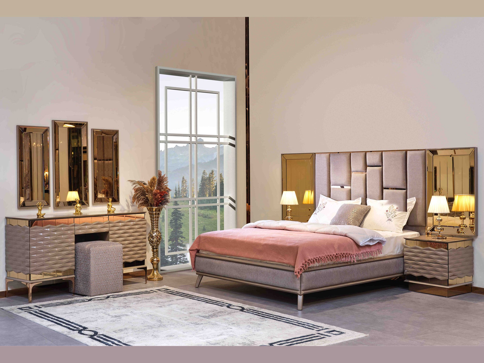 Elite Bedroom Set – Istanbul Furniture - Home of Unique Turkish Furniture