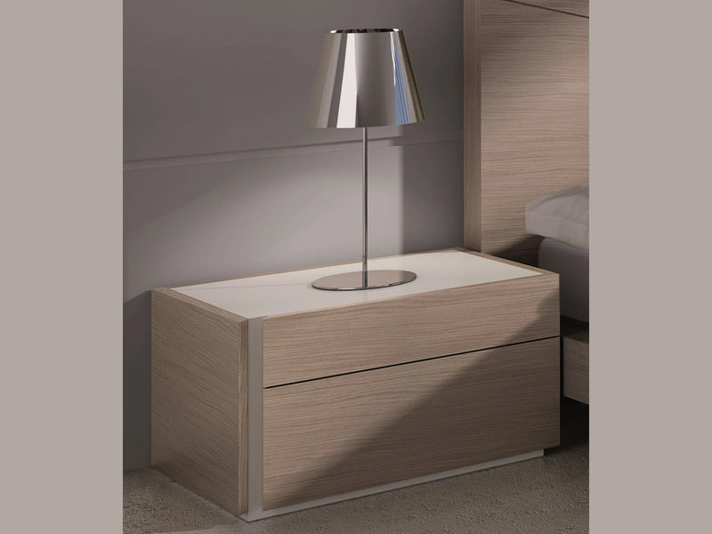 Faro 14.5" Tall 2 Drawer Nightstand