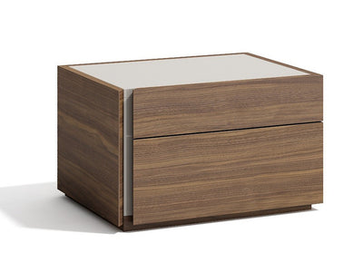 Faro 14.5" Tall 2 Drawer Nightstand