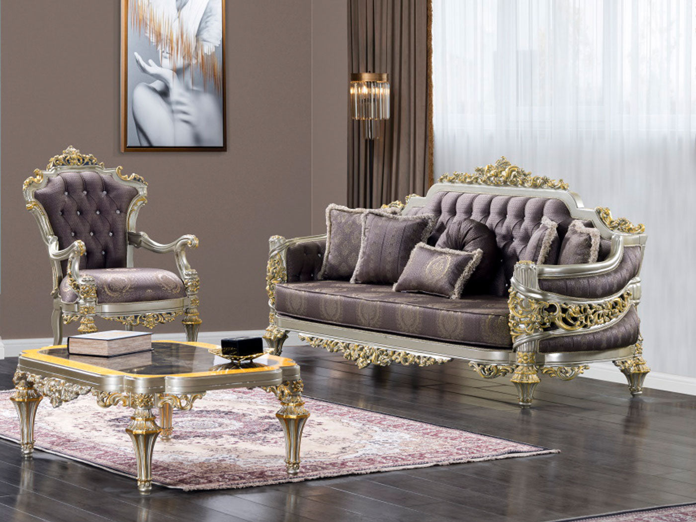 Inci Living Room Set – Istanbul Furniture - Home of Unique Turkish ...