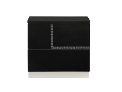 Lucca 20.4" Tall 2 Drawer Nightstand