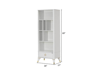 Masal 26" Wide 1 Drawer Bookcase