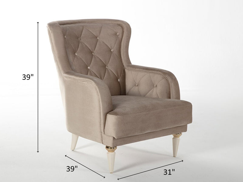 Mistral 31" Wide Tufted Armchair