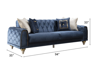 Mistral 94" Wide Tufted Convertible Sofa