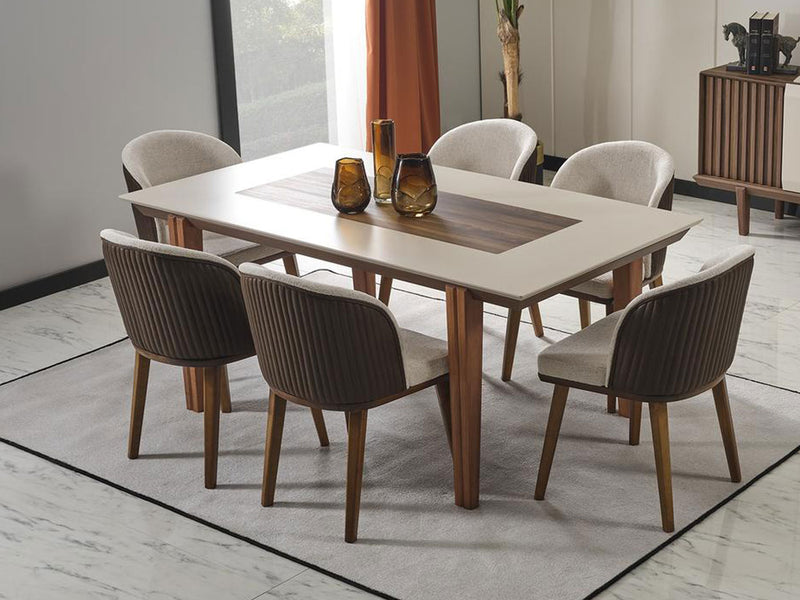 Monza 6 Person Dining Room Set