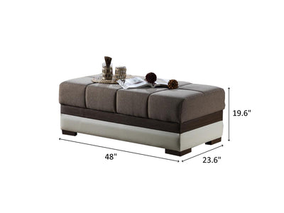 Moon 48" Wide Ottoman