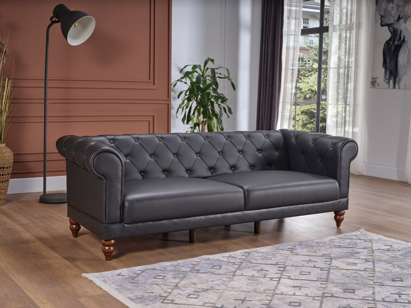 Muse 90.6" Wide Tufted Convertible Sofa