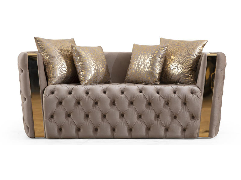 Naomi 74" Wide Tufted Loveseat