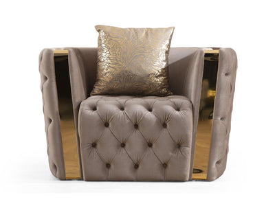 Naomi 46" Wide Tufted Armchair