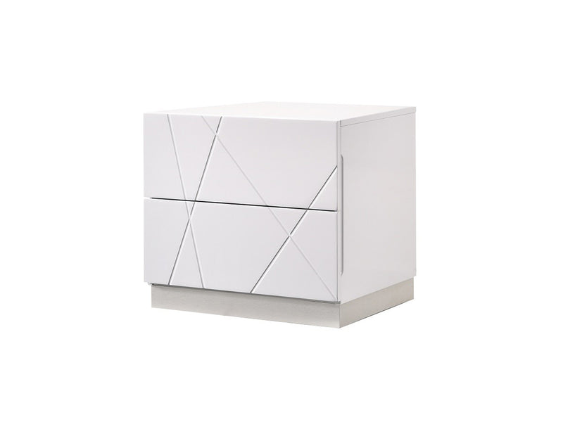 Naples 19.4" Tall 2 Drawer Nightstand