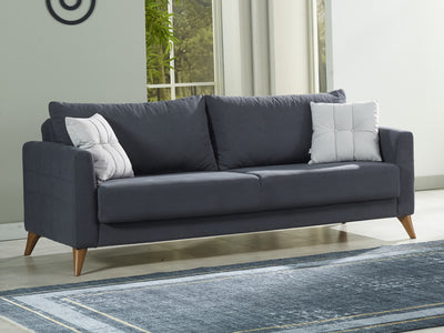 Nepal 83.5" Wide Square Arm Convertible Sofa
